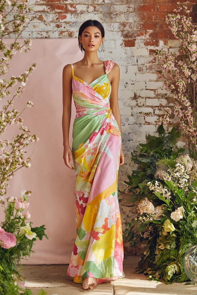 Sporty Wrap Dress Statement