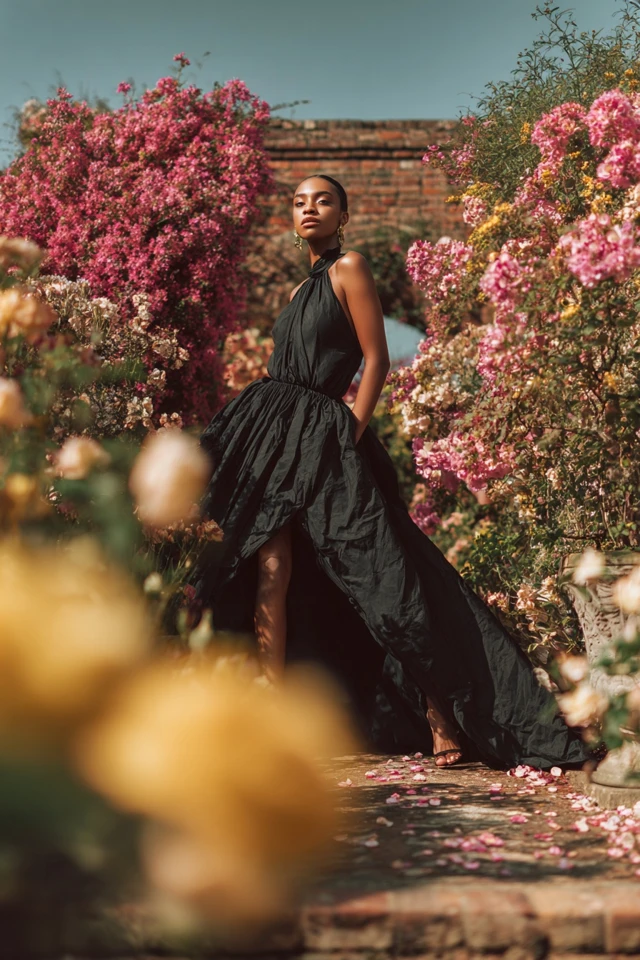 Layered Little Black Dress Vibes
