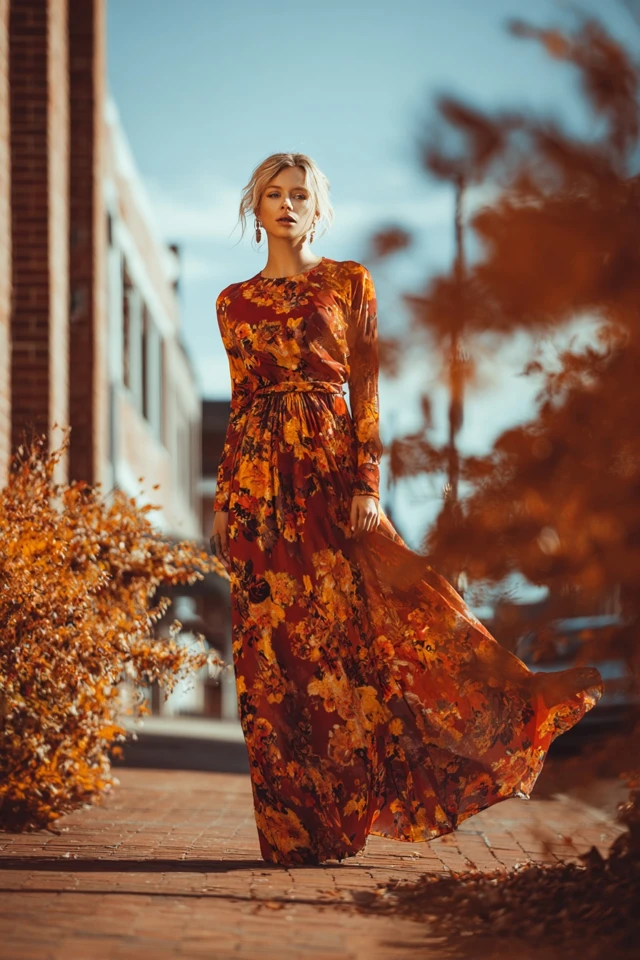 Business Casual Maxi Dress Trend