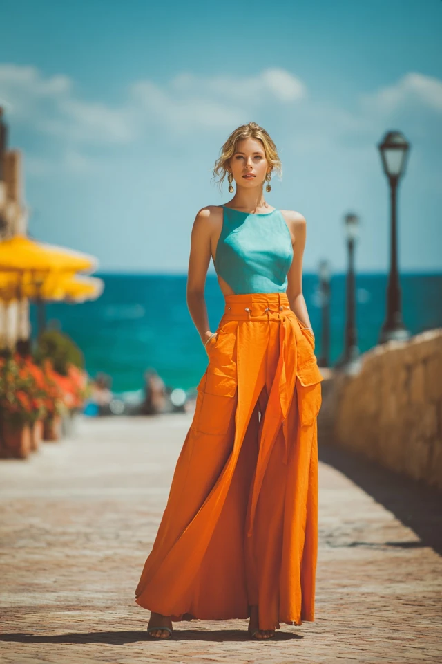 Basics Boho Cargo Pants Color Palette