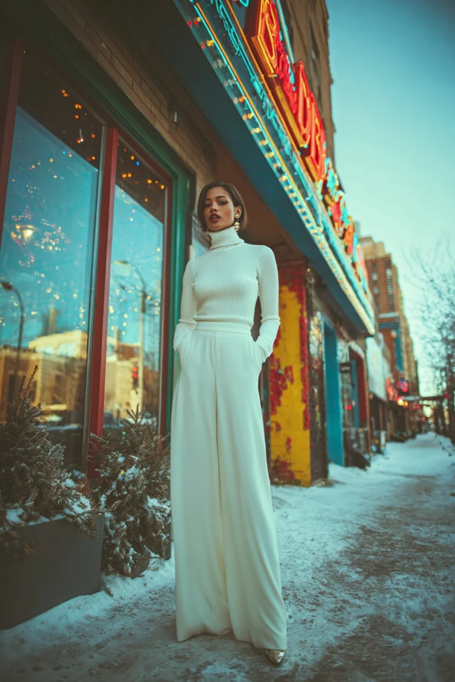 Basics Vintage Turtleneck Outfit Ideas