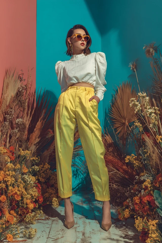 Glamorous Satin Mom Jeans