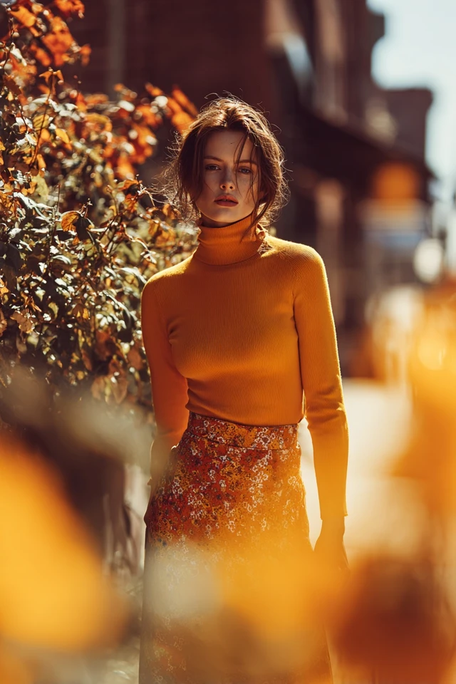 Retro Turtleneck Basics