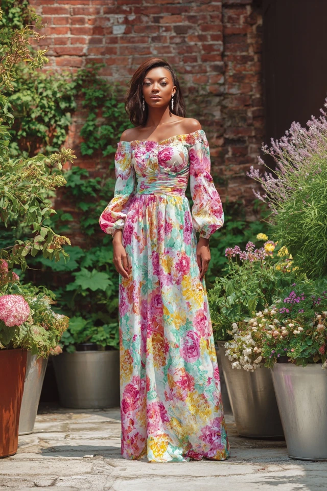 Glam Floral Dress Staples