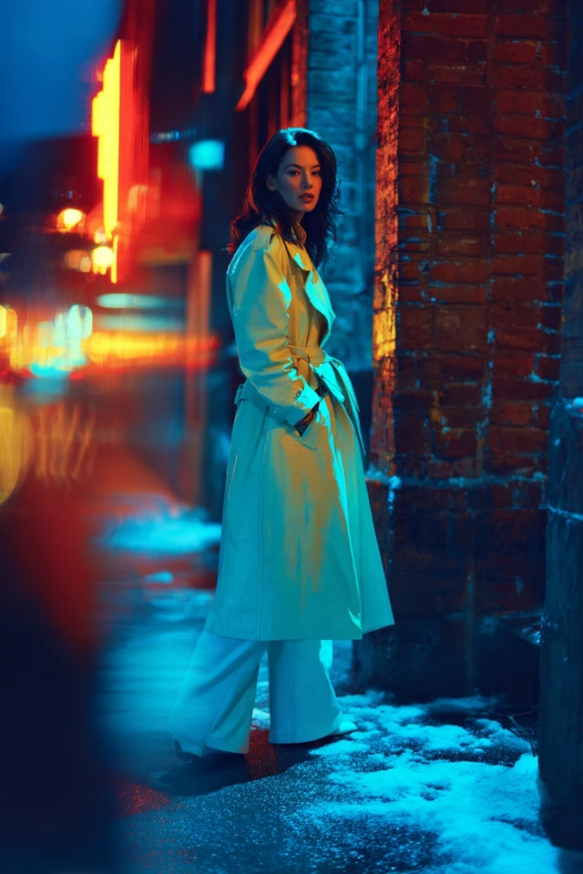 Scandi Trench Coat Chic