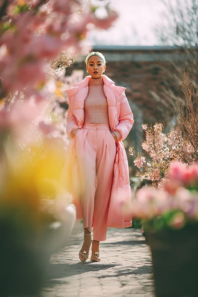 Spring Puffer Coat Color Palette
