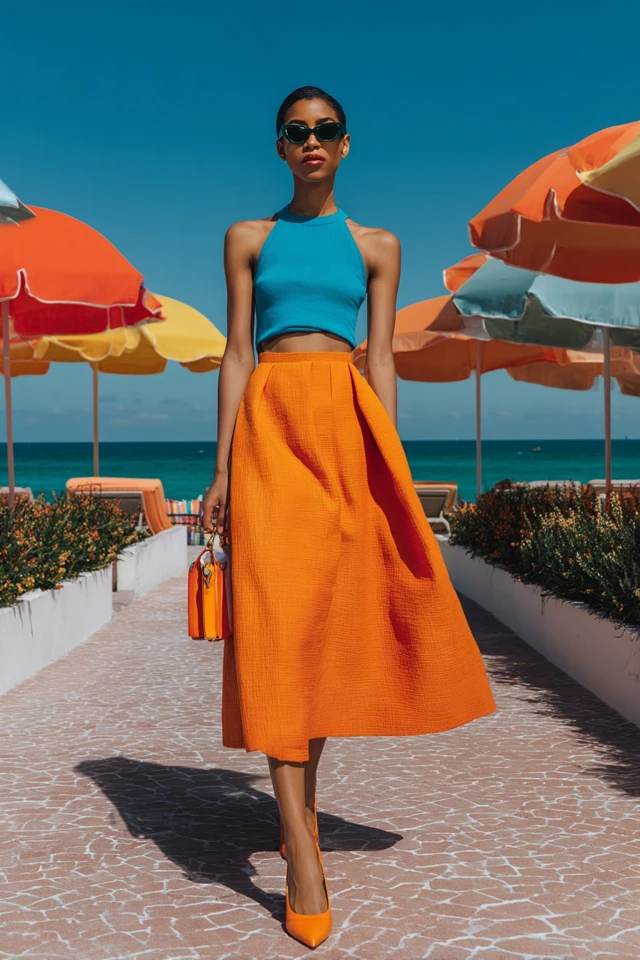 Sporty Midi Skirt Staples