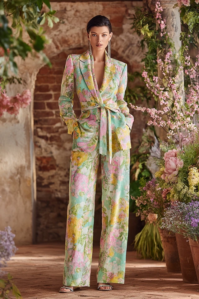 Essentials Glam Linen Pants Occasionwear - photo 2