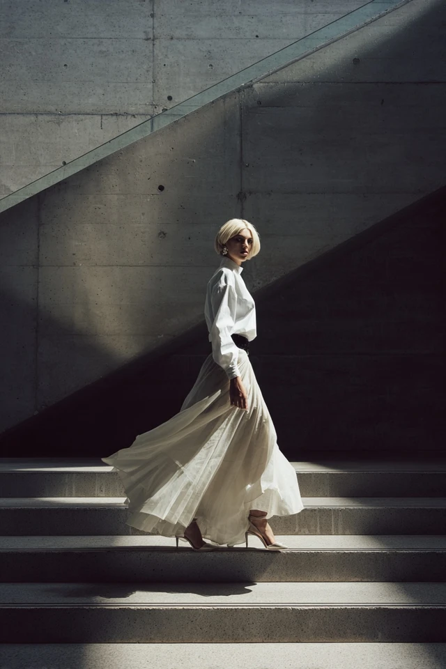 Modern Midi Skirt Curated
