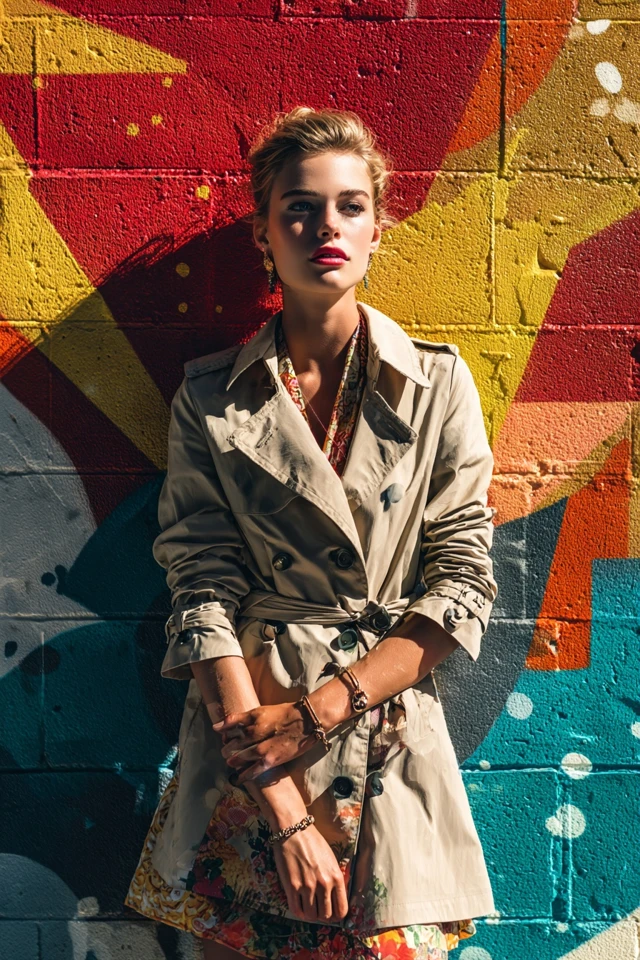Ideas Business Casual Trench Coat Fabric Focus