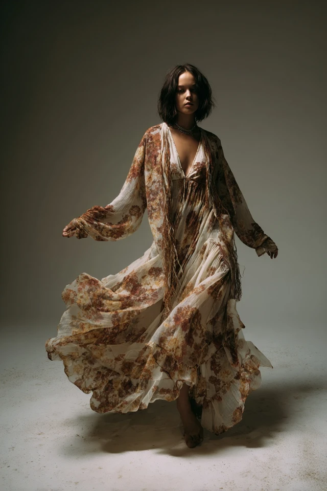 Boho Floral Dress Curated