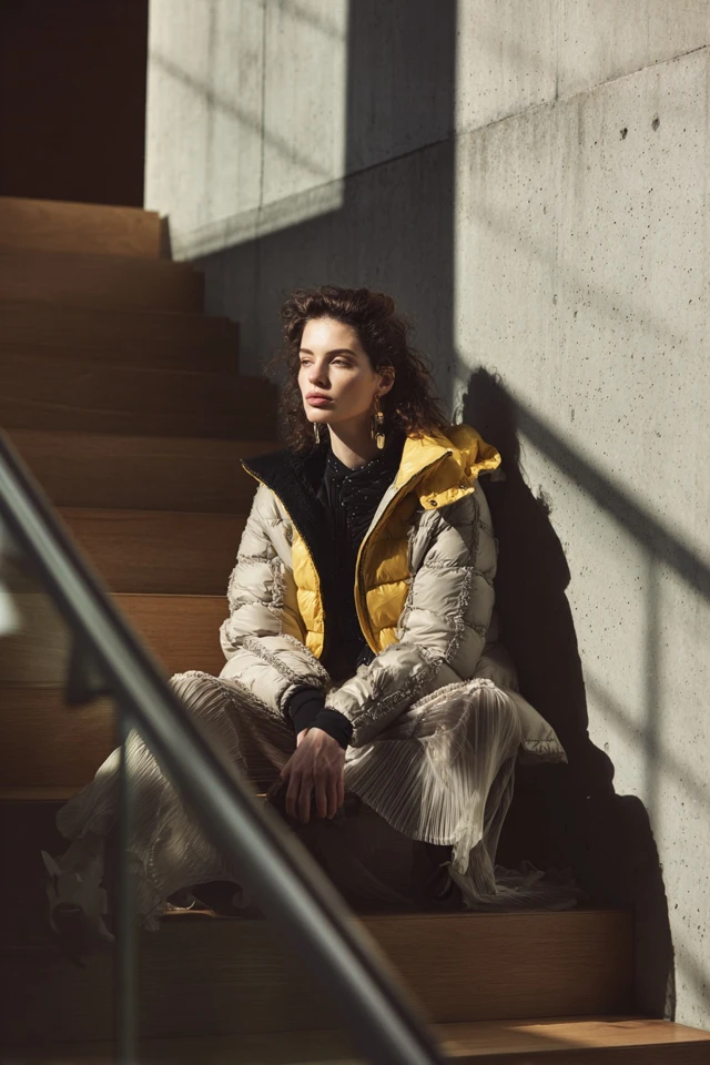 Business Casual Puffer Coat Staples