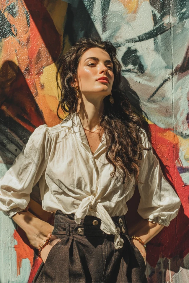 Vintage High-Waist Jeans Curated