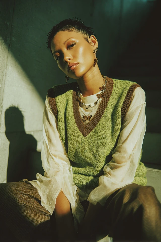 Essentials Y2K Sweater Vest Seasonal Trends