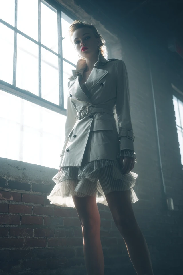French Girl Trench Coat Chic