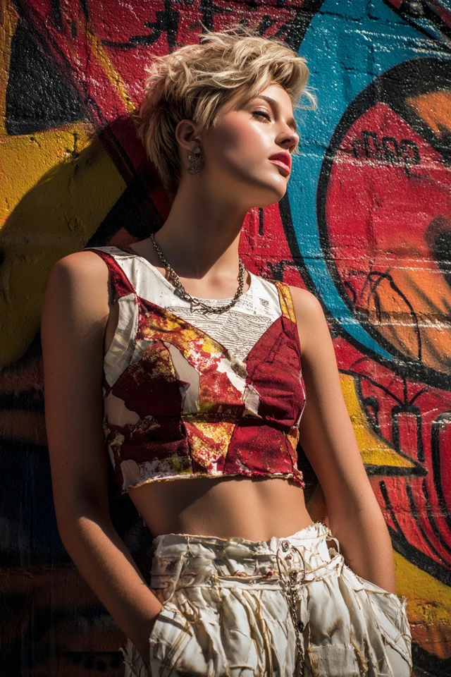 Trend Sporty Crop Top Style and Fit