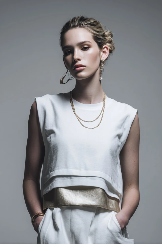 Ultimate Guide Layered White Tee Occasionwear