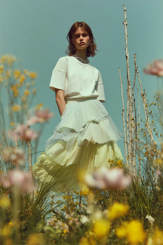 Spring White Tee Accessory Trends