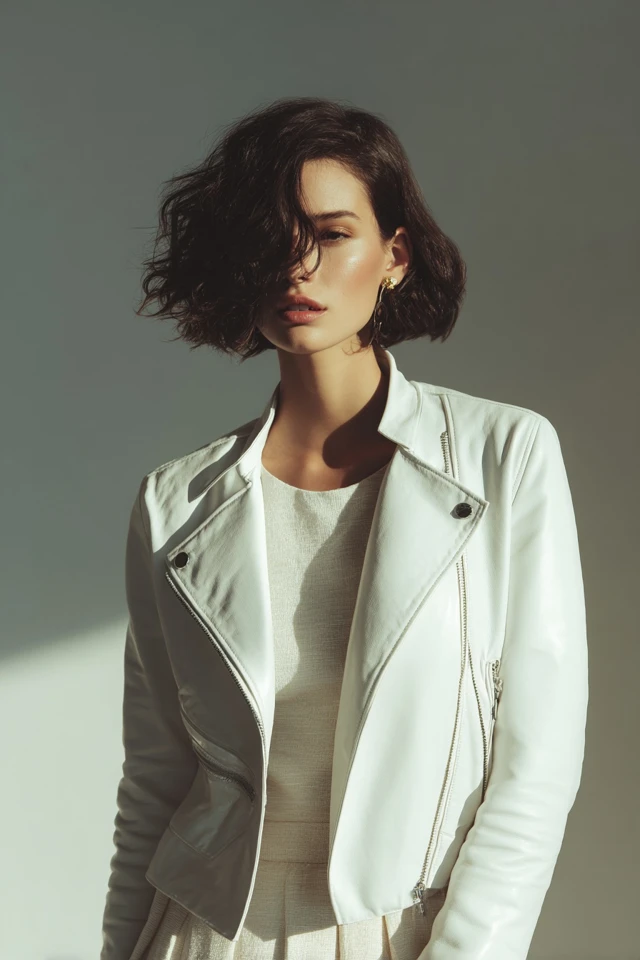 Essentials Coastal Leather Jacket Occasionwear