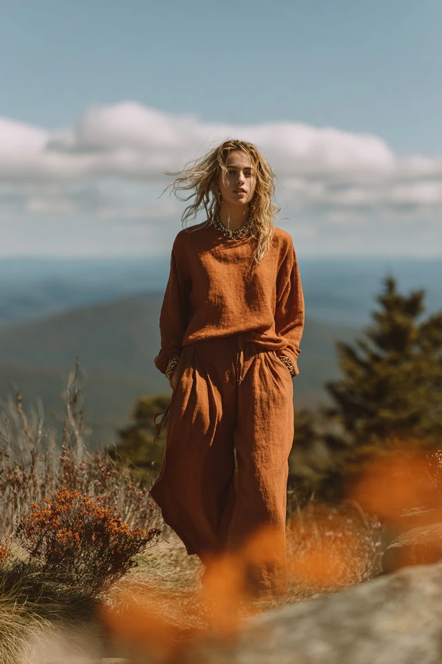 Fall Linen Pants Wardrobe Basics