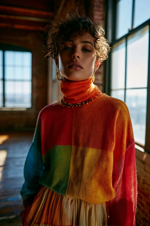 Colorful Turtleneck Must-Have