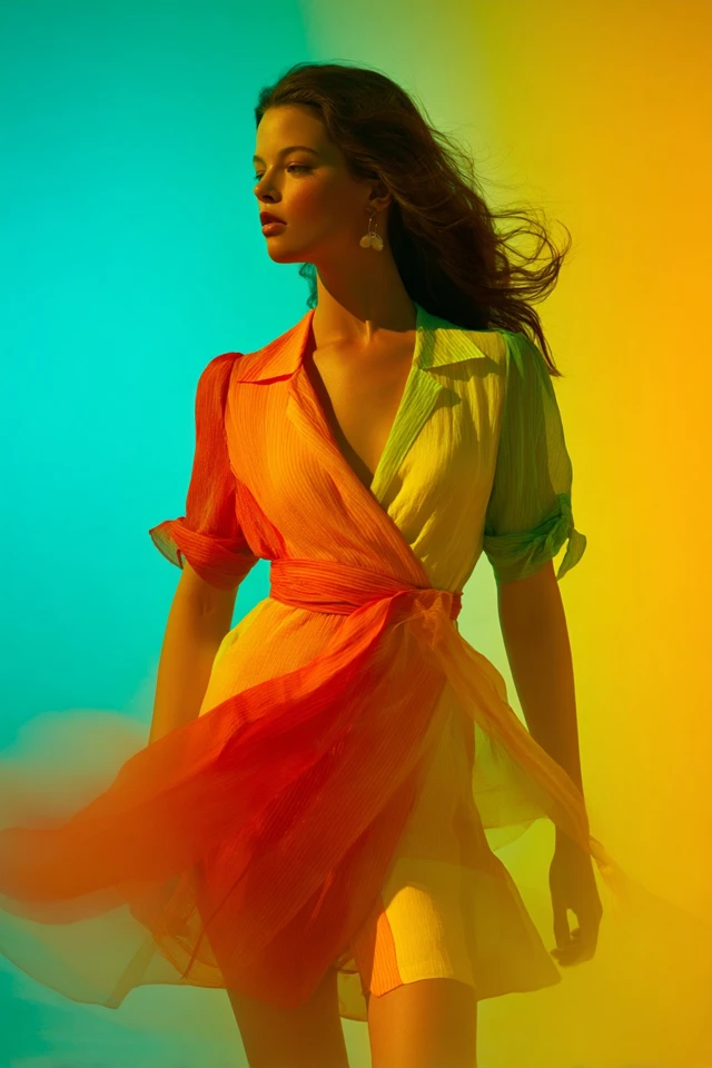 Colorful Wrap Dress Staples