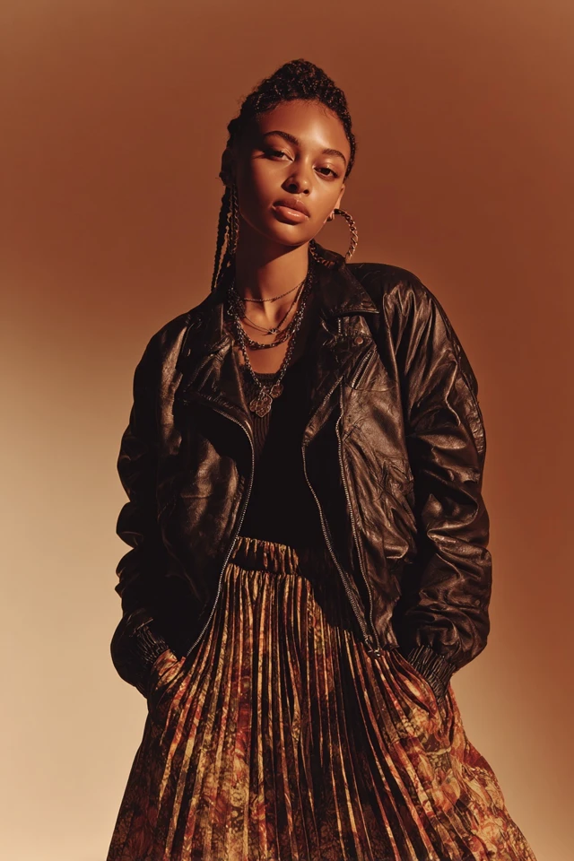 Edit Athleisure Leather Jacket Seasonal Trends