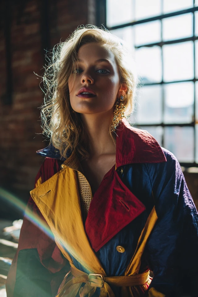 Colorful Trench Coat Mood