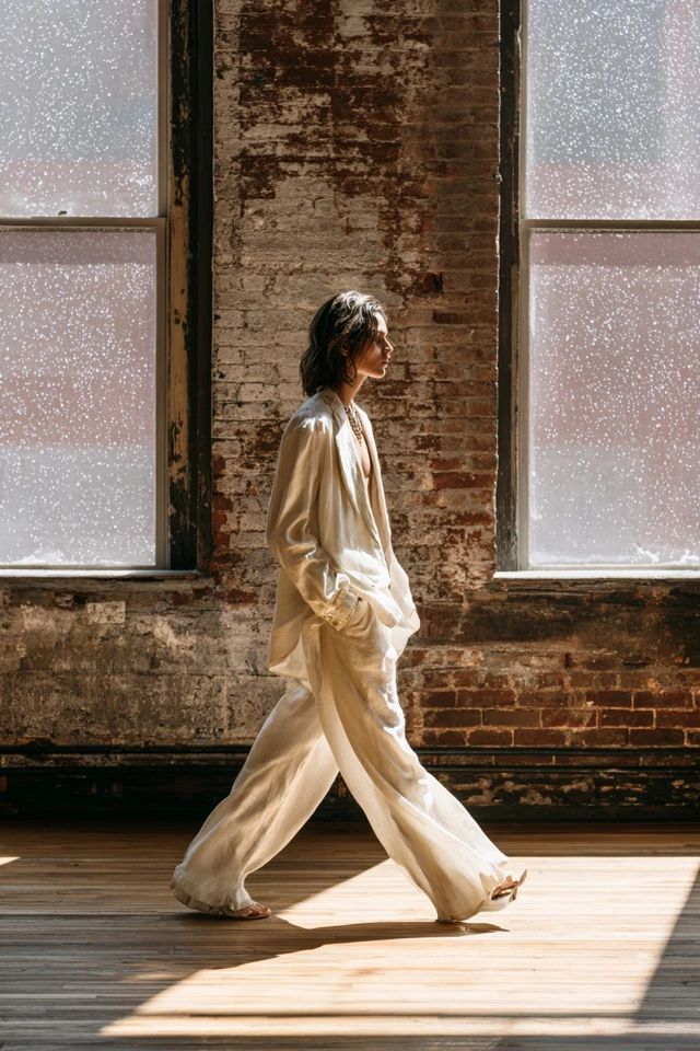 Staples Bold Linen Pants Style and Fit