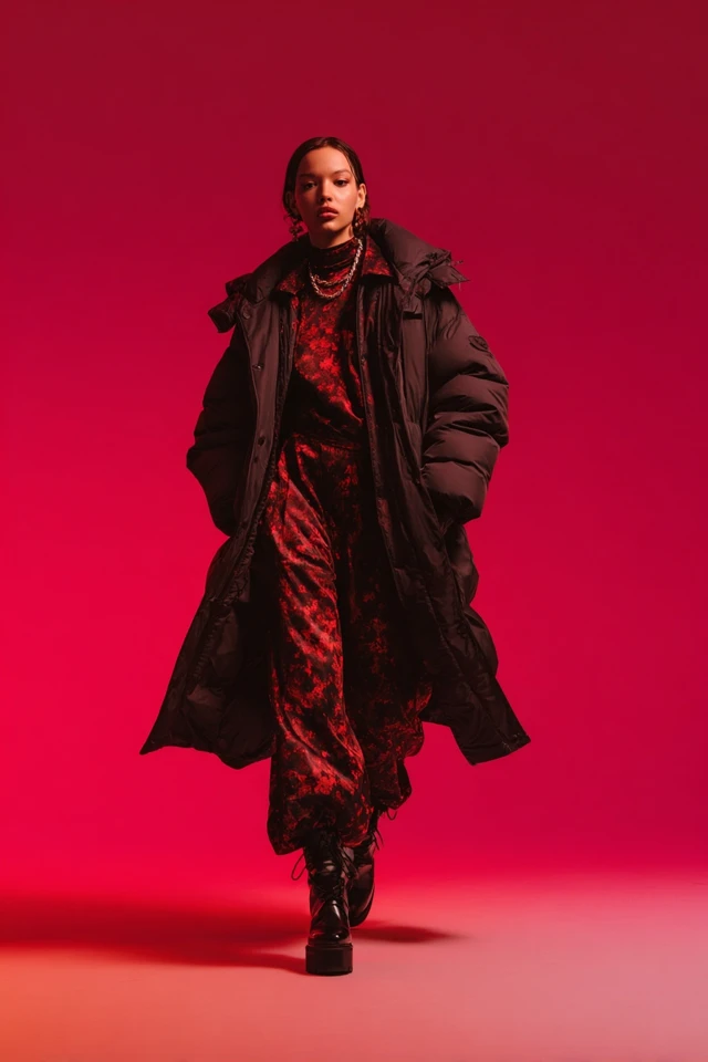 Feminine Puffer Coat Mood