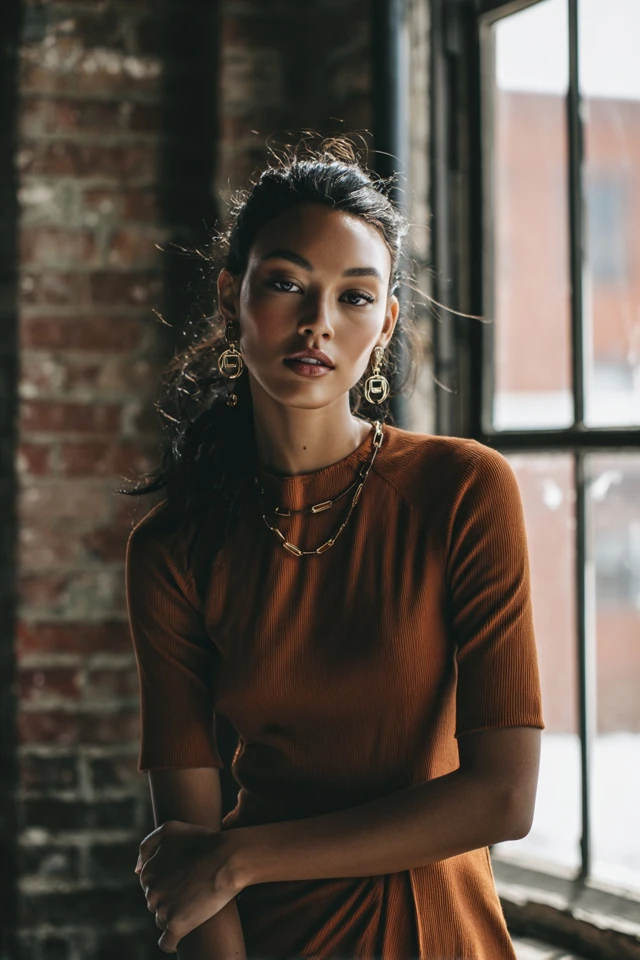 Effortless Edgy Knit Dress Outfit Ideas