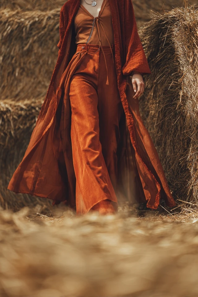 Fall Wide-Leg Pants Color Palette