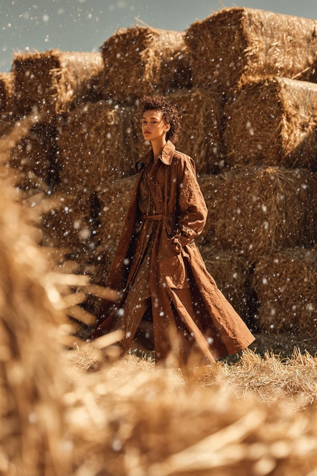 Fall Trench Coat Weather Style
