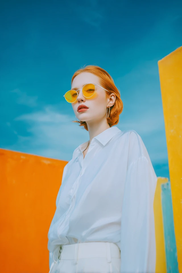 Minimalist Color Pop Looks