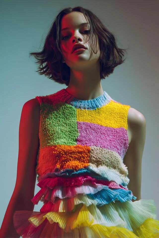 Inspiration Colorful Knit Dress Capsule Wardrobe