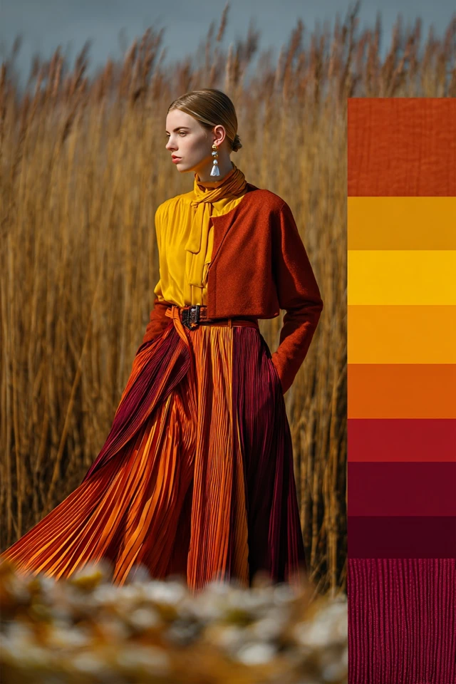 Colorful Fall Palette Wardrobe Basics