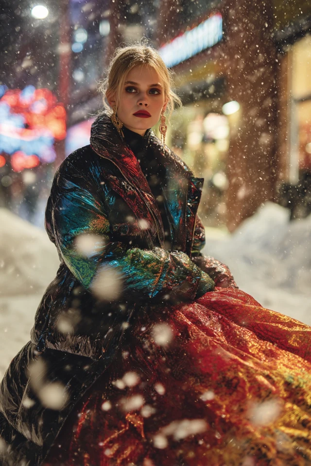 Winter Puffer Coat Style and Fit
