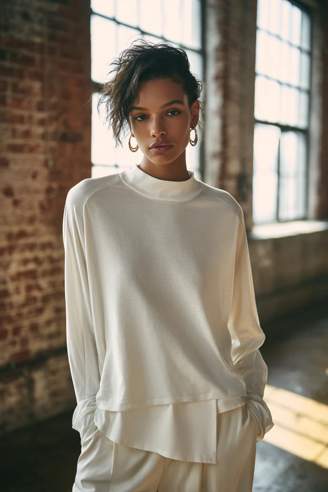 Neutral White Tee Essential