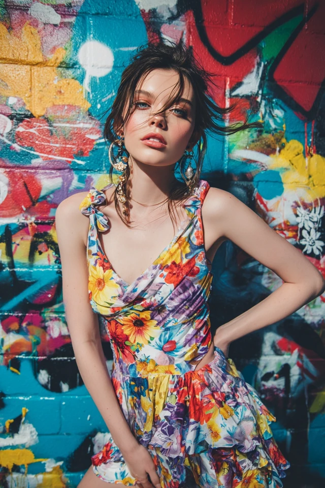 Layered Floral Dress Essentials