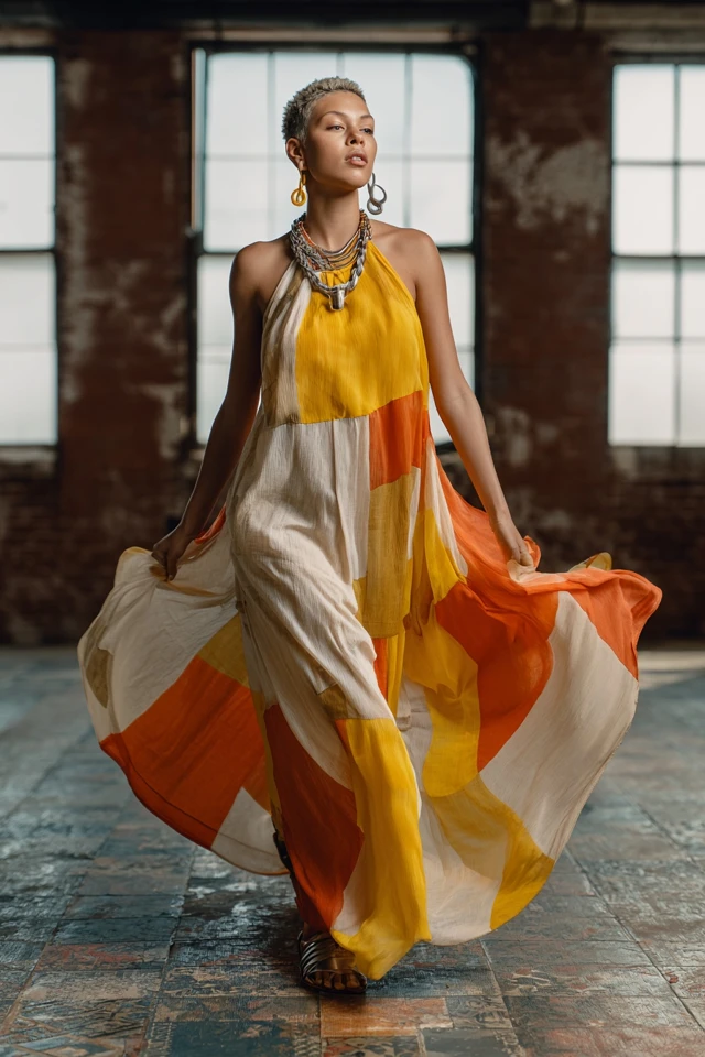 Essentials Modern Maxi Dress Weather Style