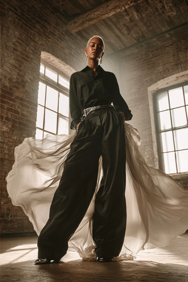 Glam Wide-Leg Pants Lookbook