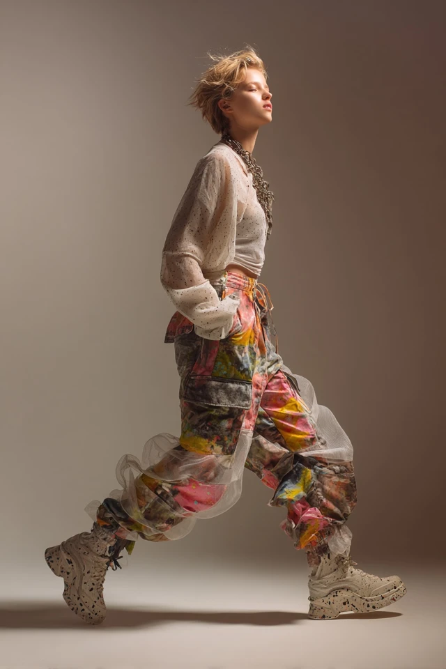 Chic Cargo Pants Layering