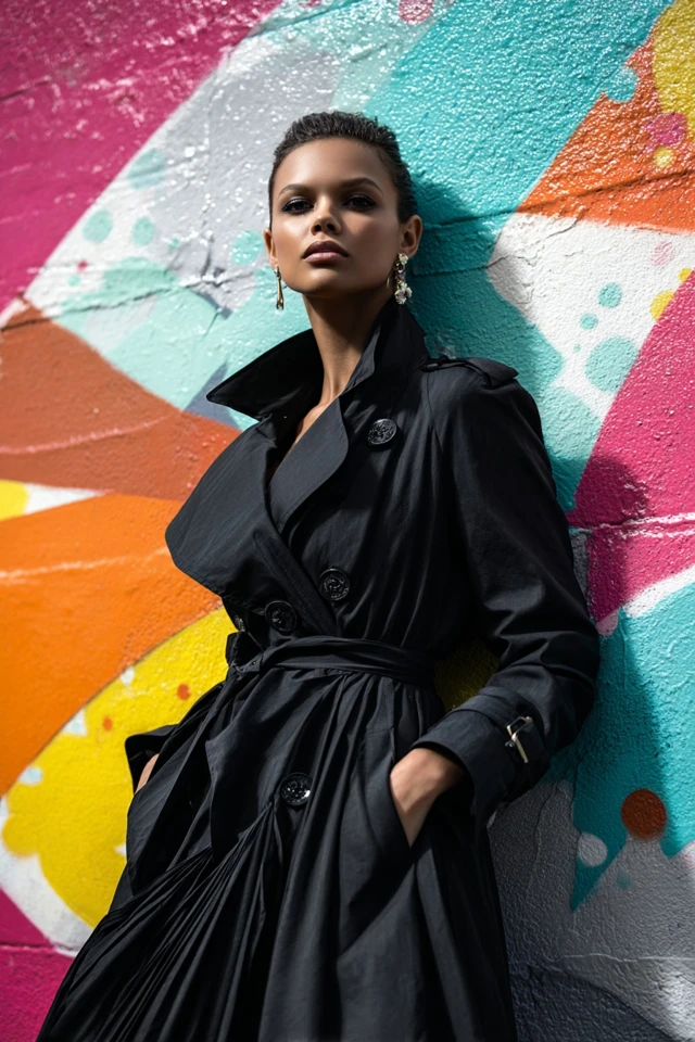 Casual Trench Coat Aesthetic