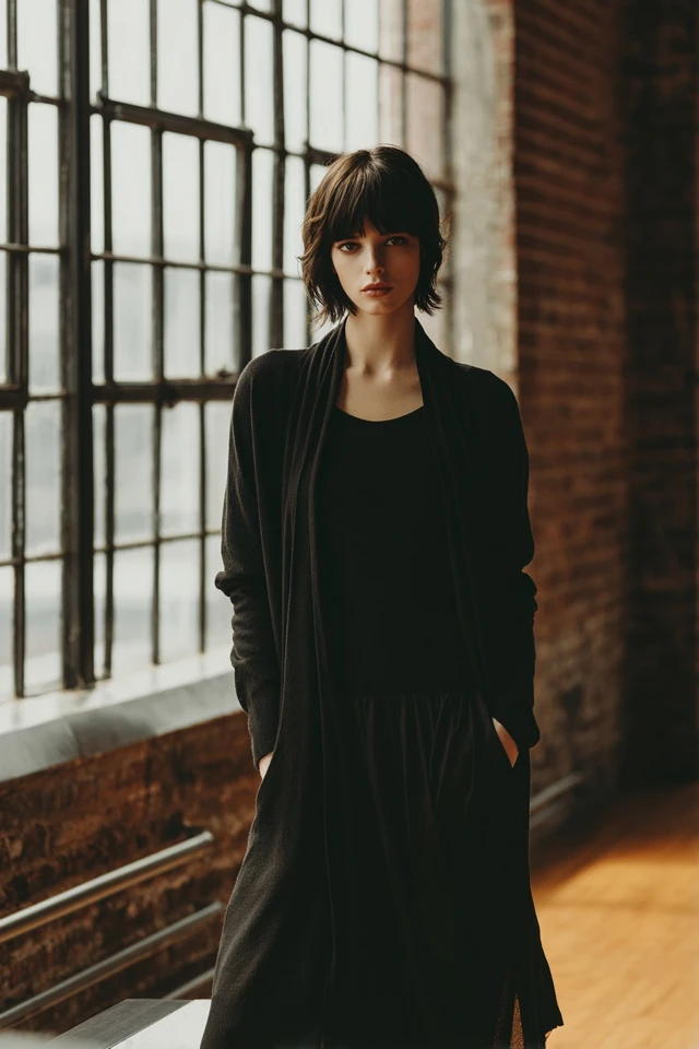 Lookbook Minimalist Cardigan Dressing Guide