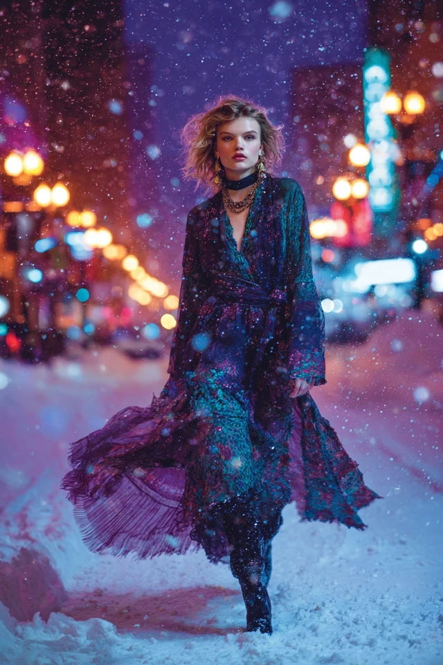 Boho Winter Statement Outfit Ideas