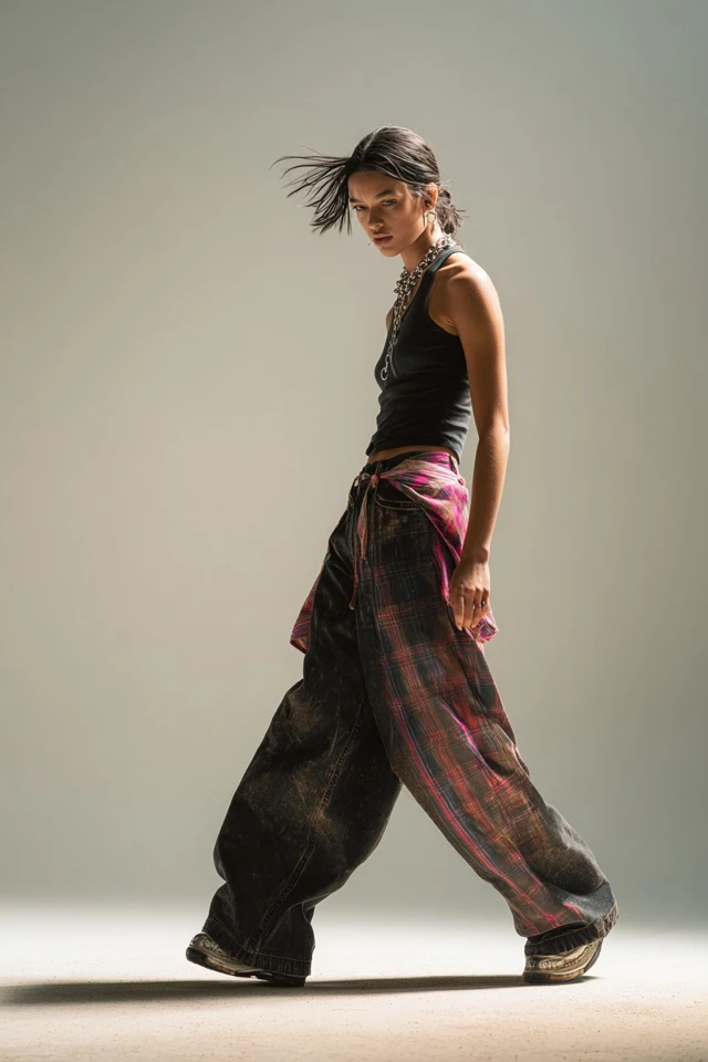 90s Wide-Leg Pants Staples
