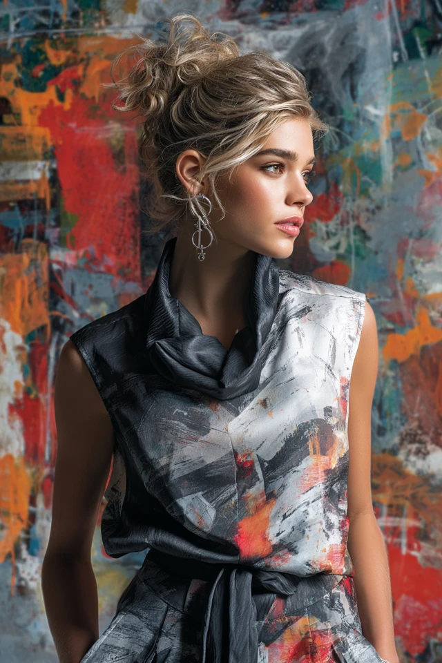 Curated Sporty Silk Blouse Accessory Trends