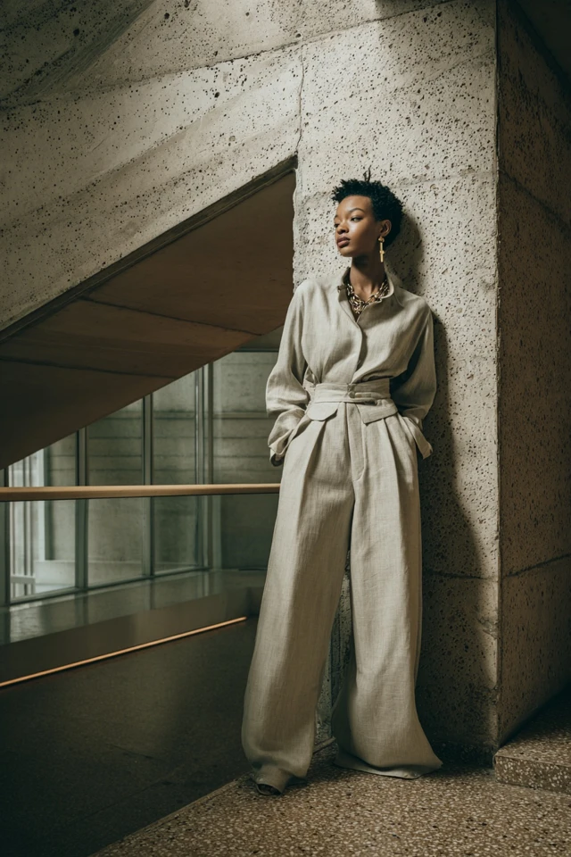 Vintage Wide-Leg Pants Essential