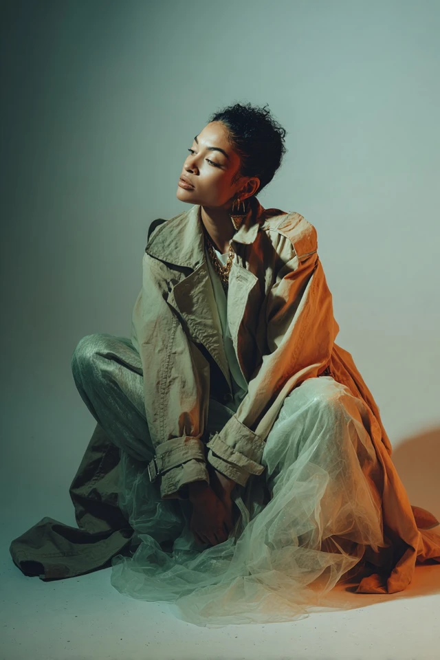 Mood Modern Trench Coat Weather Style