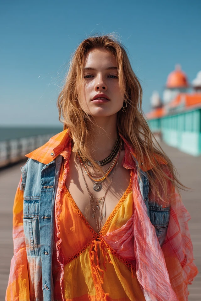 Coastal Denim Layering
